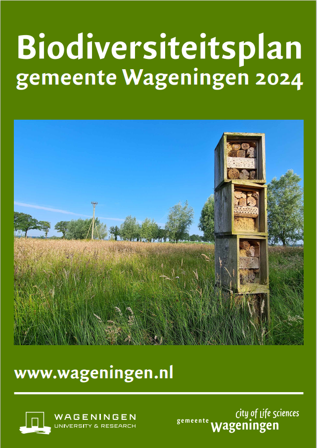 voorpagina biodiversiteitsplan gemeente Wageningen